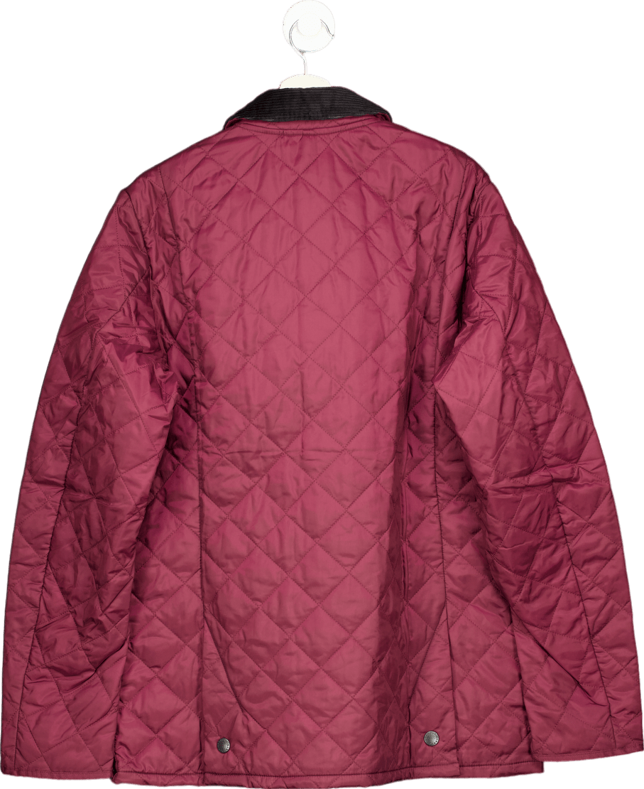 Barbour Burgundy Quilted Jacket XL - Reliked