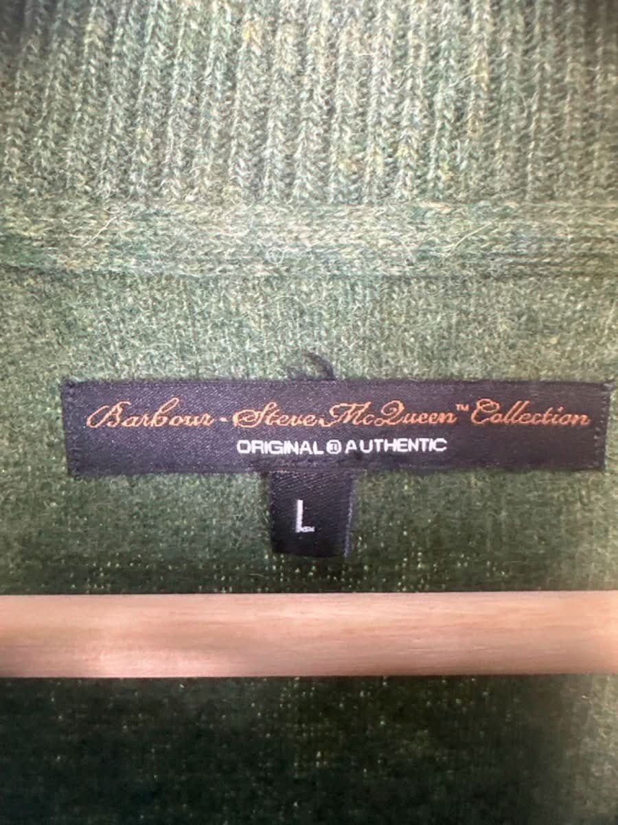 Barbour Green Varsity Style Jacket Steve McQueen Collection UK L - Reliked