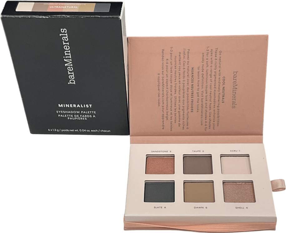 bare minerals Mineralist Eyeshadow Palette Ultranatural 6x1,3g - Reliked