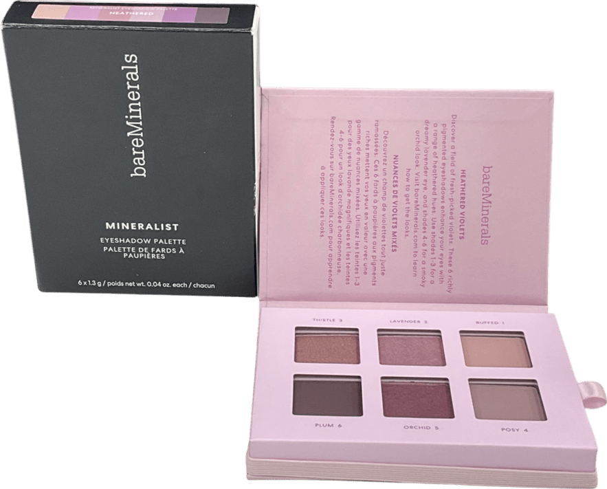 bareMinerals Mineralist Eyeshadow Palette Heathered 6x1.3g - Reliked