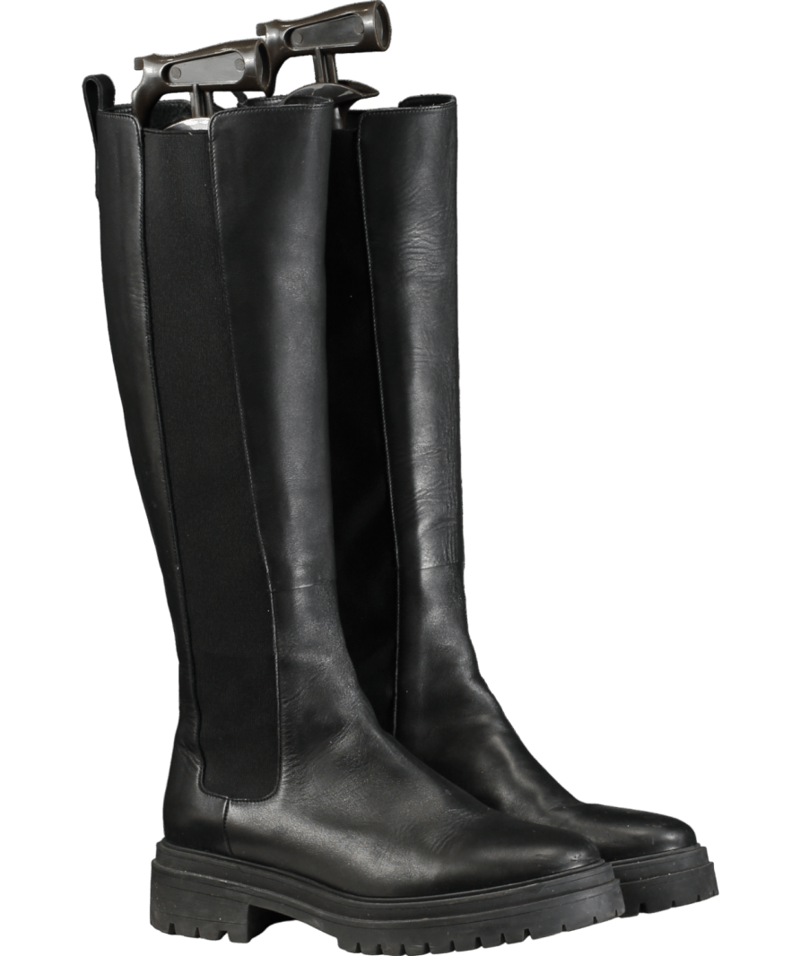 Ba&sh Black Long Chelsea Boots UK 5 EU 38 👠 - Reliked