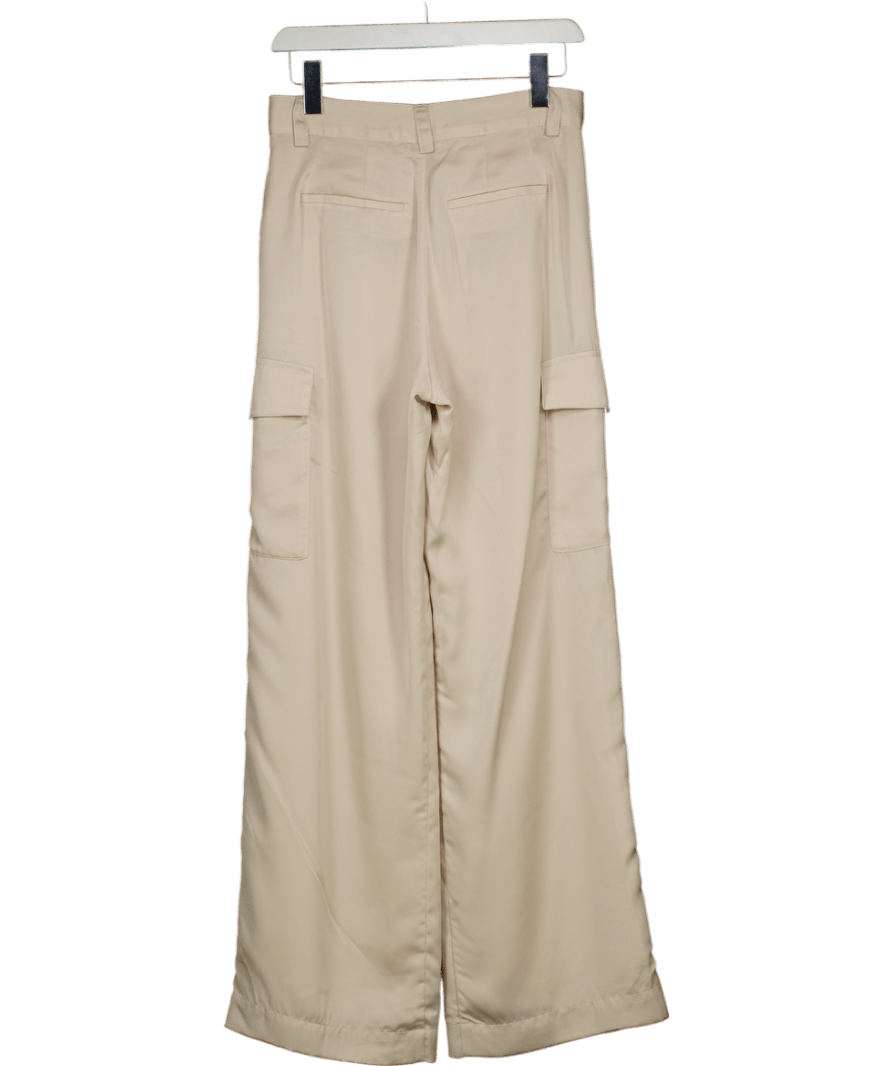 Ba&sh Cream Carly Cargo Trousers UK 8 - Reliked