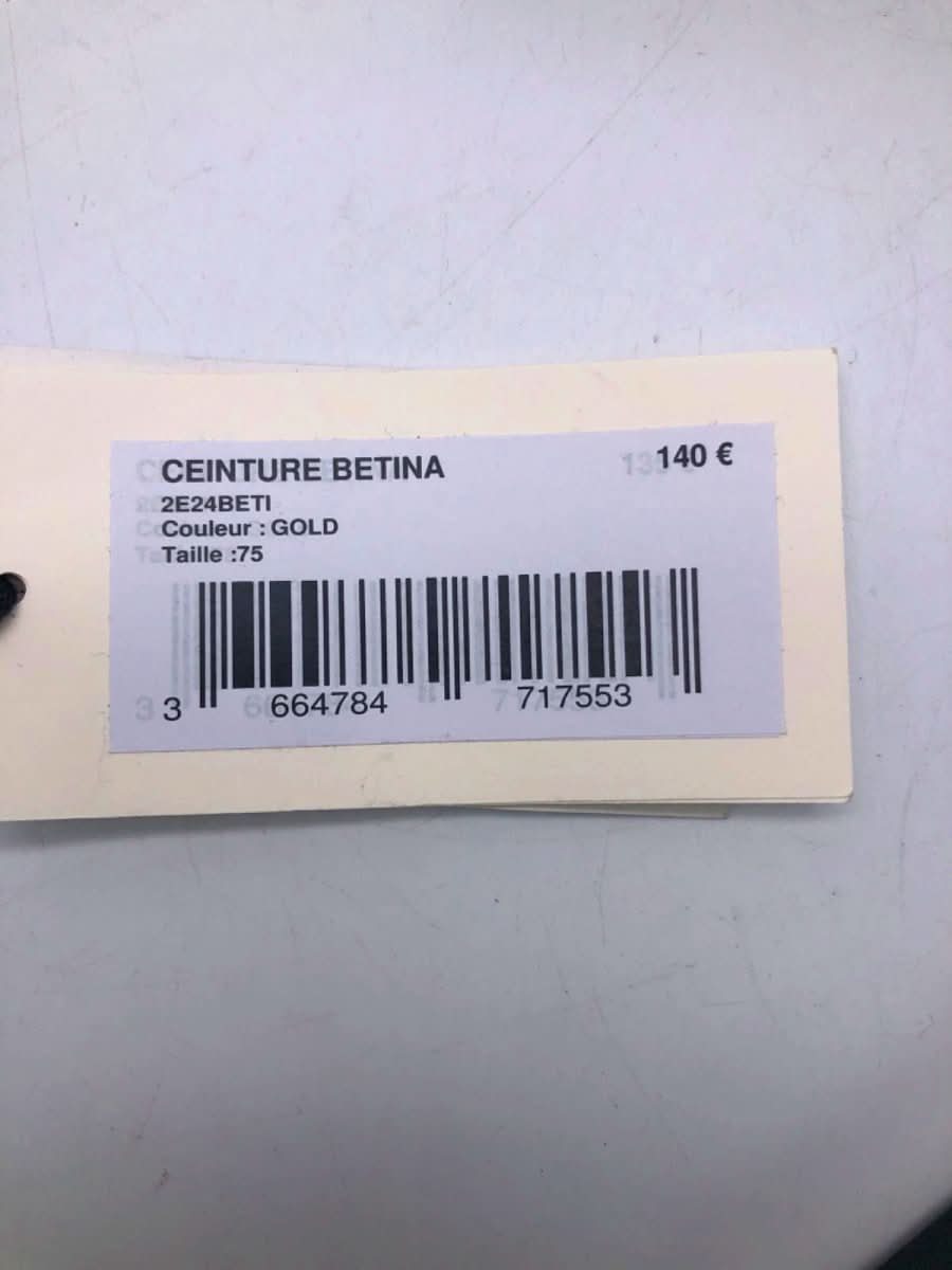 ba&sh Gold Ceinture Betina 75 - Reliked