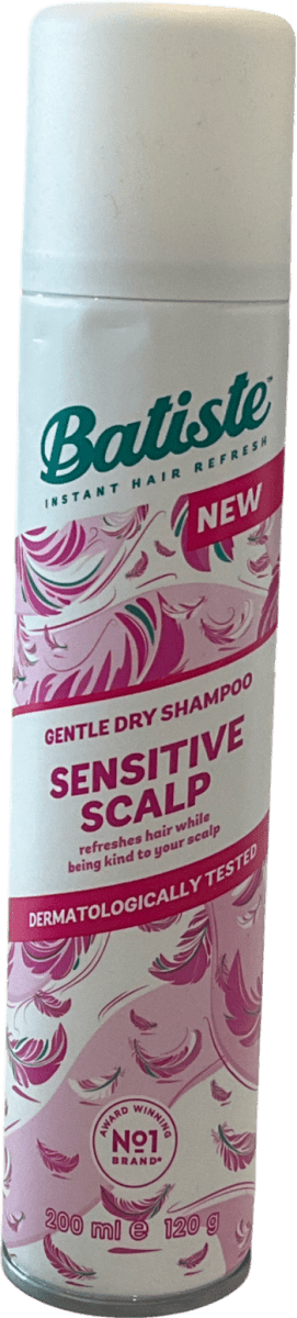 batiste Sensitive Scalp Gentle Dry Shampoo 200ml - Reliked