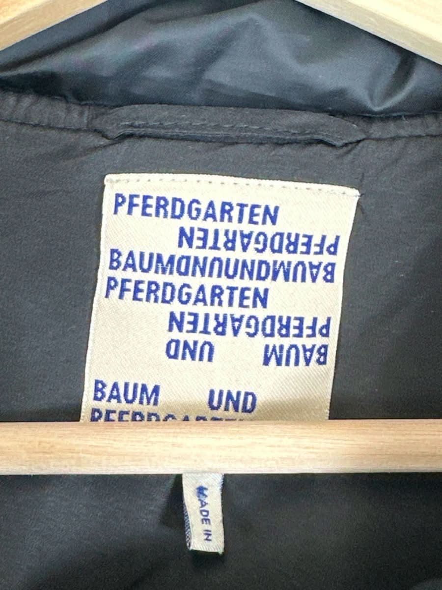 Baum Und Pferdgarten Black Quilted Long Coat Multicolour Plaid Sleeves UK M - Reliked