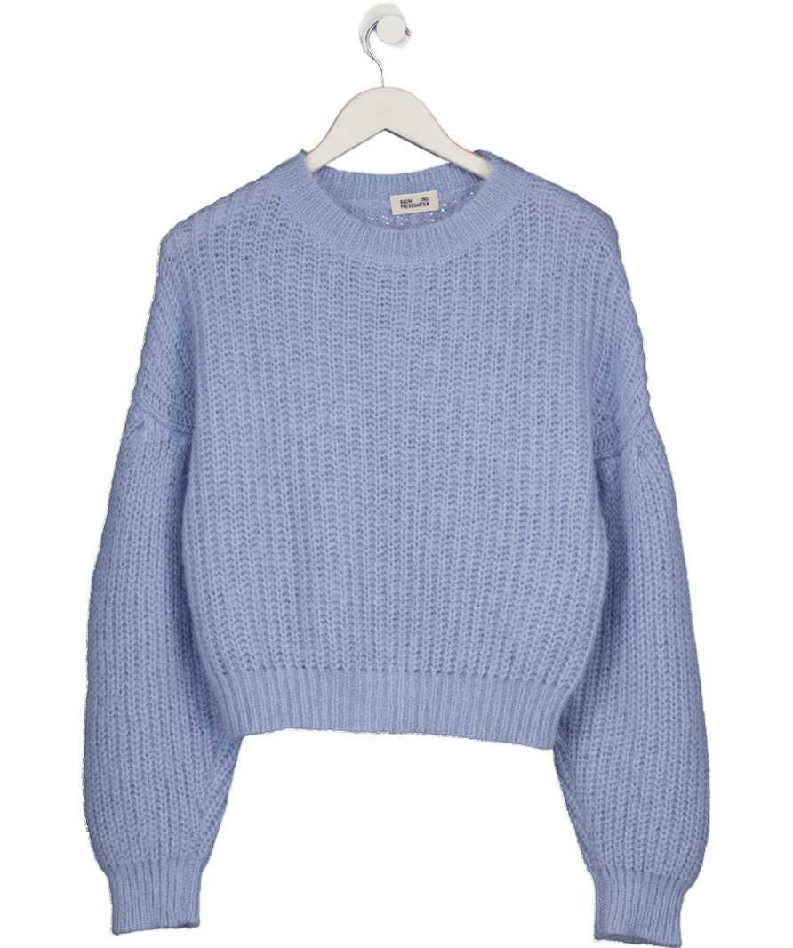 Baum Und Pferdgarten Chuden Mohair And Wool - blend Sweater In Blue UK S - Reliked