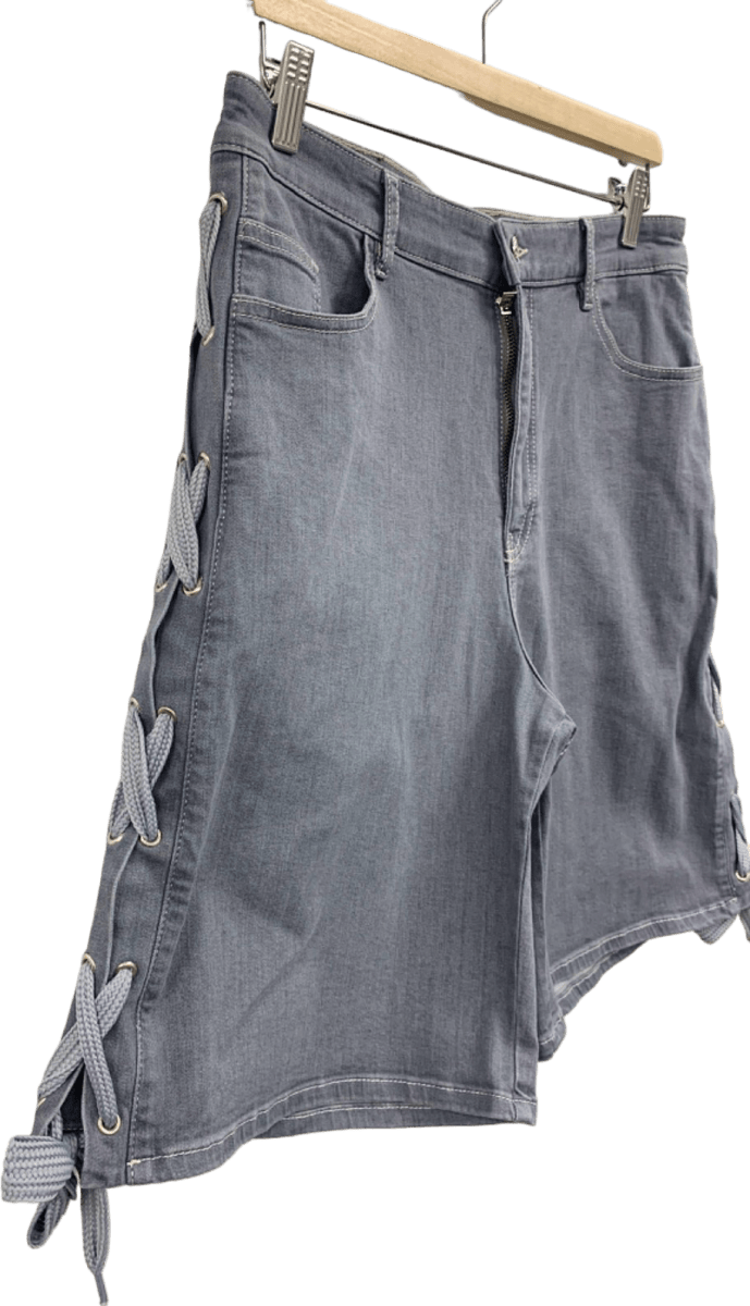 Baum und Pferdgarten Grey Organic Cotton Drawstring Shorts UK 10 - Reliked