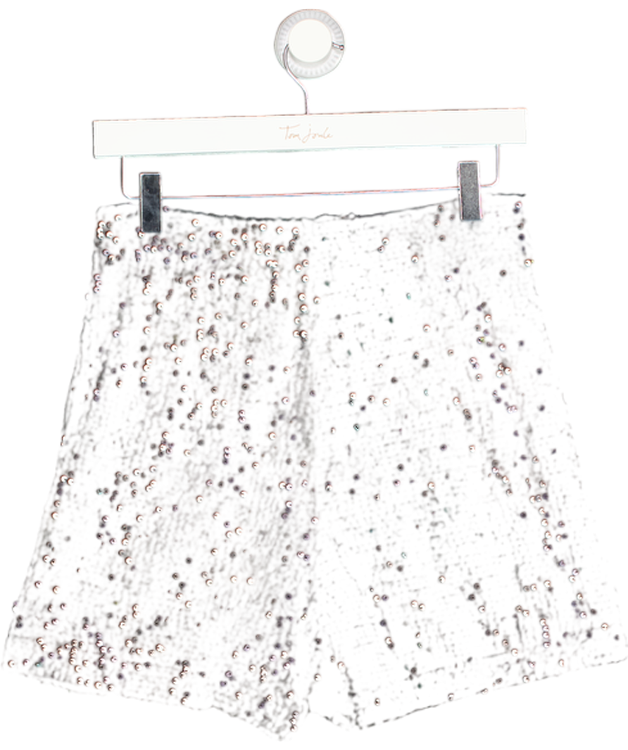 ZARA Black Sequin Shorts UK 8