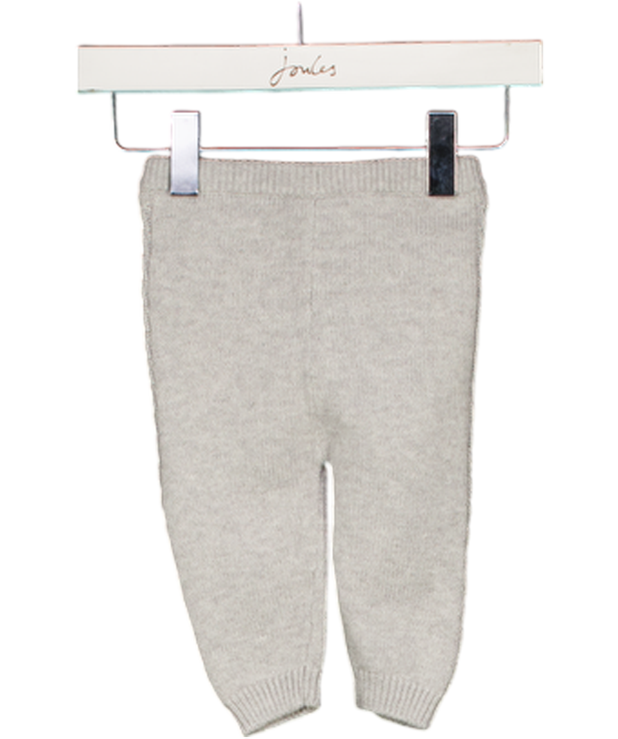 Mori Baby Grey Cable Knit Joggers 0-3 Months