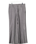 PRADA Grey Wool & Mohair Blend Tailored Crop Wide Leg Trousers It44 UK 12