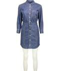 VERONICA BEARD Blue Denim Mini Shirt Dress Sz0 UK 4