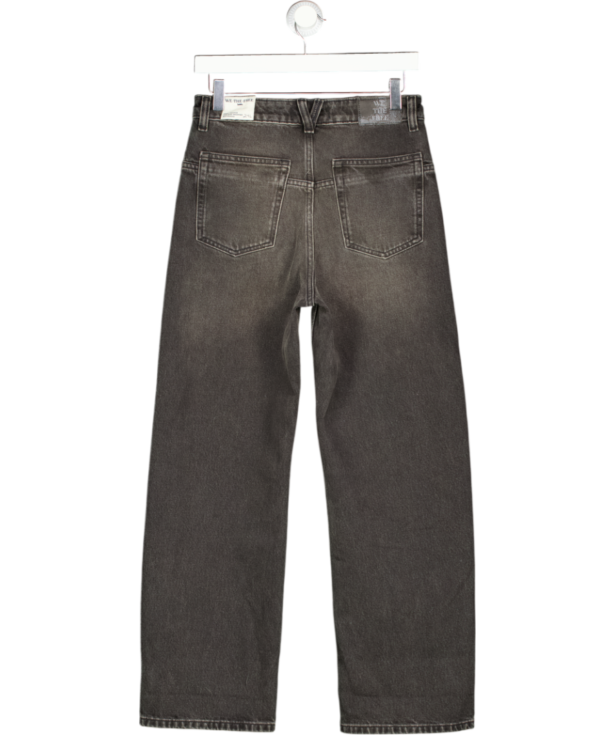 FREE PEOPLE We The Free Grey Deep Trance Dropped Boyfriend Jeans - Long W24