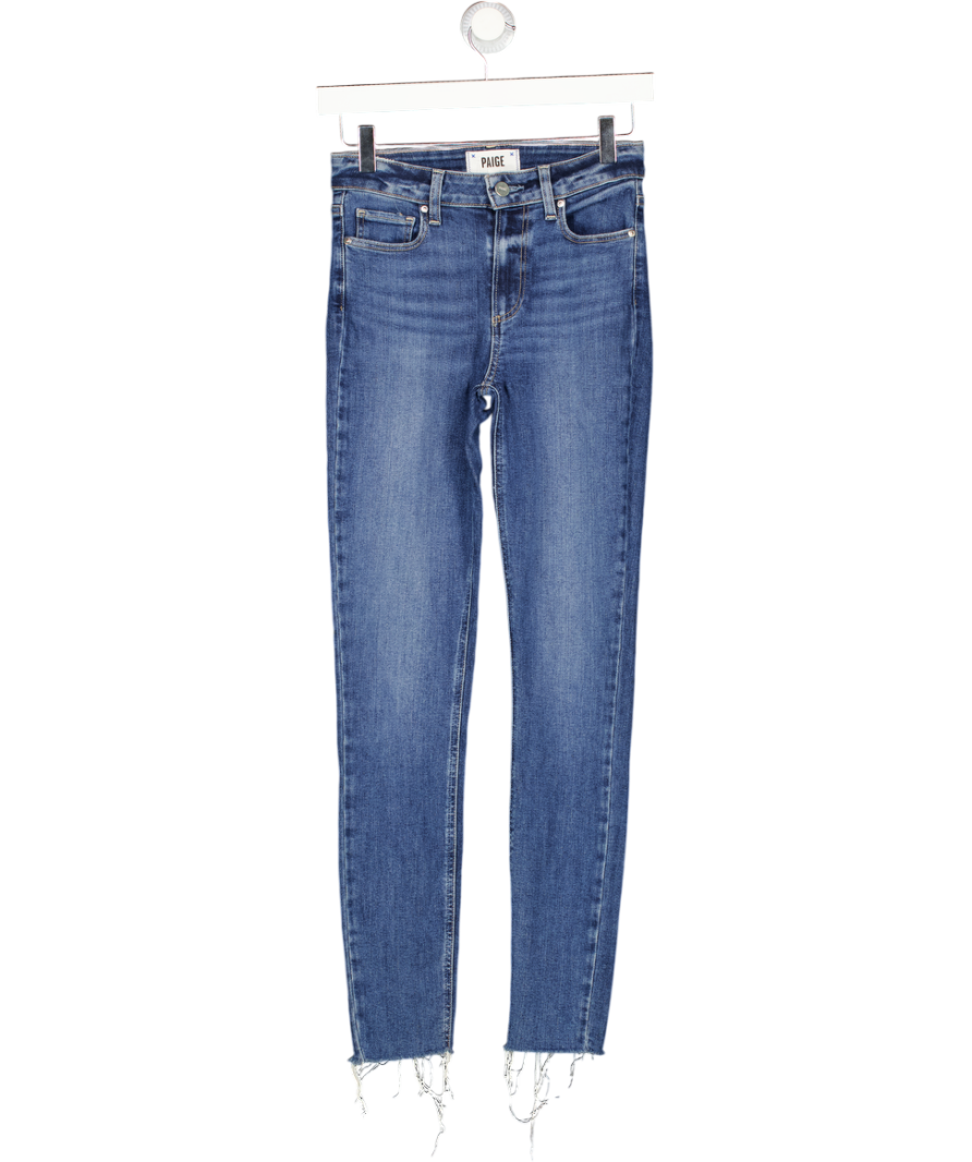 PAIGE Blue Hoxton Ankle Skinny Jeans W24