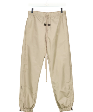 Fear of God Essentials Beige Nylon Track Pants UK S