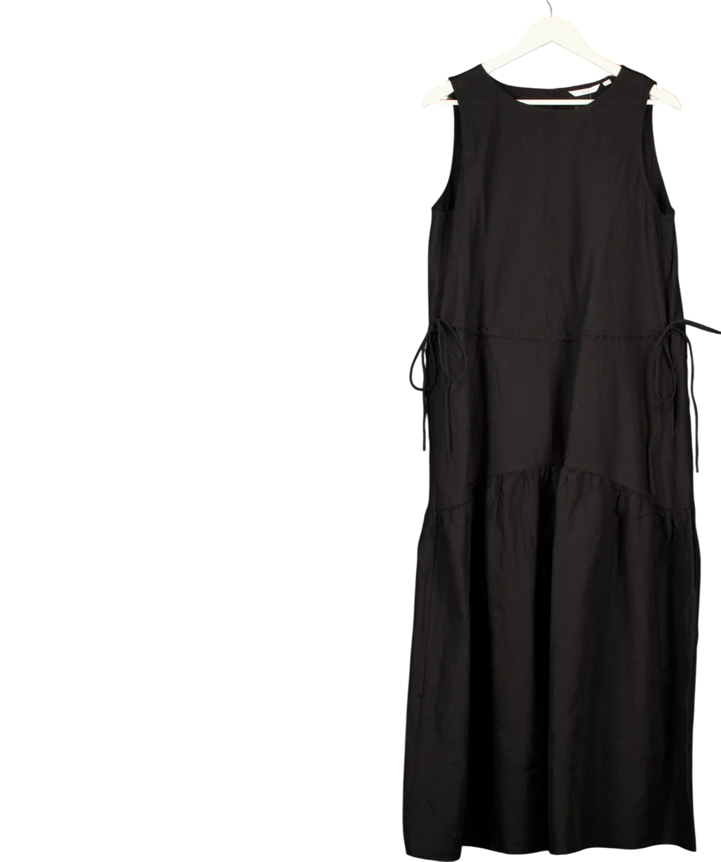 Uniqlo Black Combination Tiered Dress UK XL