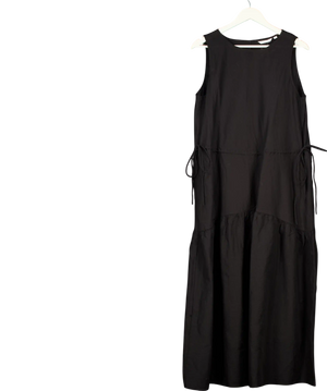 Uniqlo Black Combination Tiered Dress UK XL