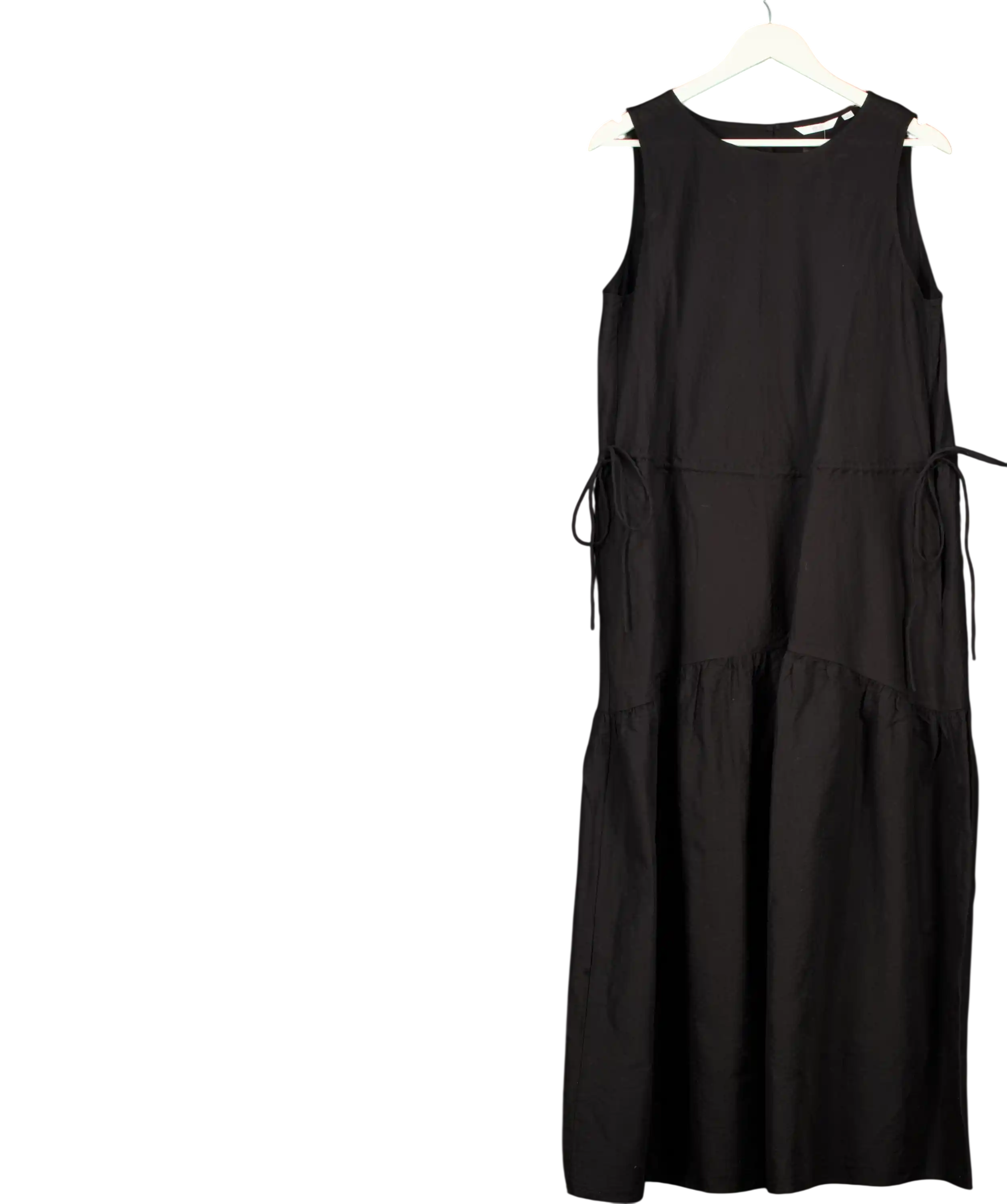 Uniqlo Black Combination Tiered Dress UK XL