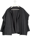 OGL Super Soft Dark Grey Jacket With Scarf Neck UK M