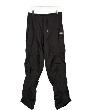 Made Extreme Black Ruched Detail Elasticated Cargo Trouser UK XL