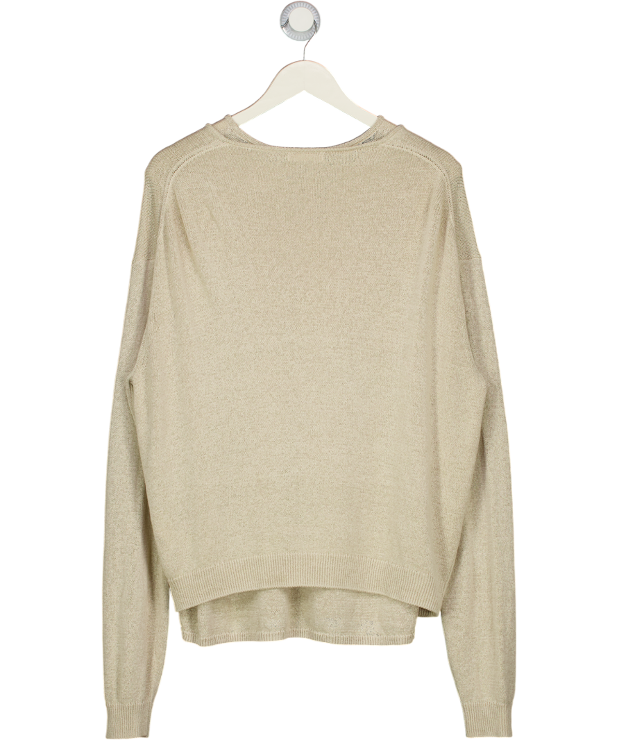 ZARA Man 2-piece Beige Linen Blend Cardigan (uk S/m) & Sleeveless Top Set UK M