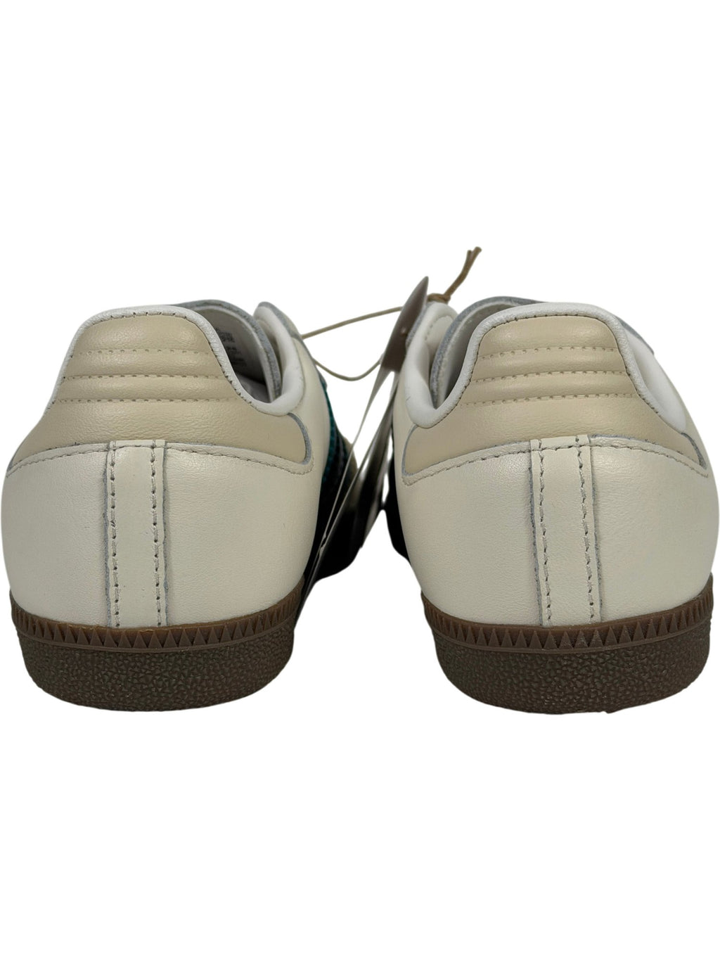 ADIDAS White/brown Samba OG Retro Trainers UK 3