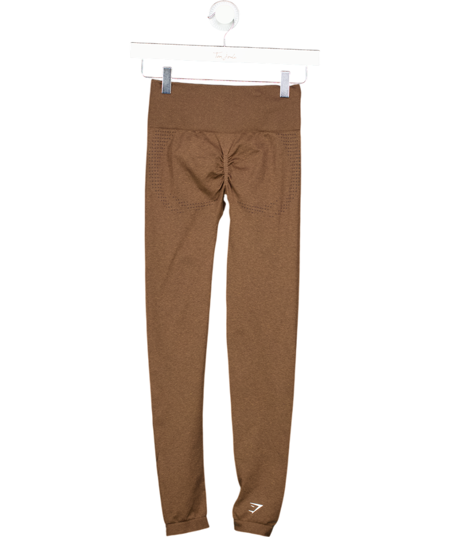 gymshark Brown Vital Leggings UK XS