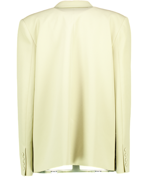 LOVERS AND FRIENDS Light Green Double Breasted Oversize Blazer UK M