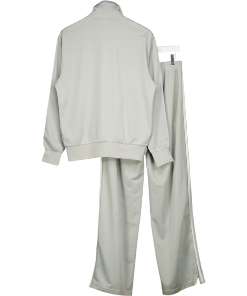 ADIDAS 2-piece Light Grey  Zip Track Top (uk S) And Straight Leg Jogger Set UK S/M