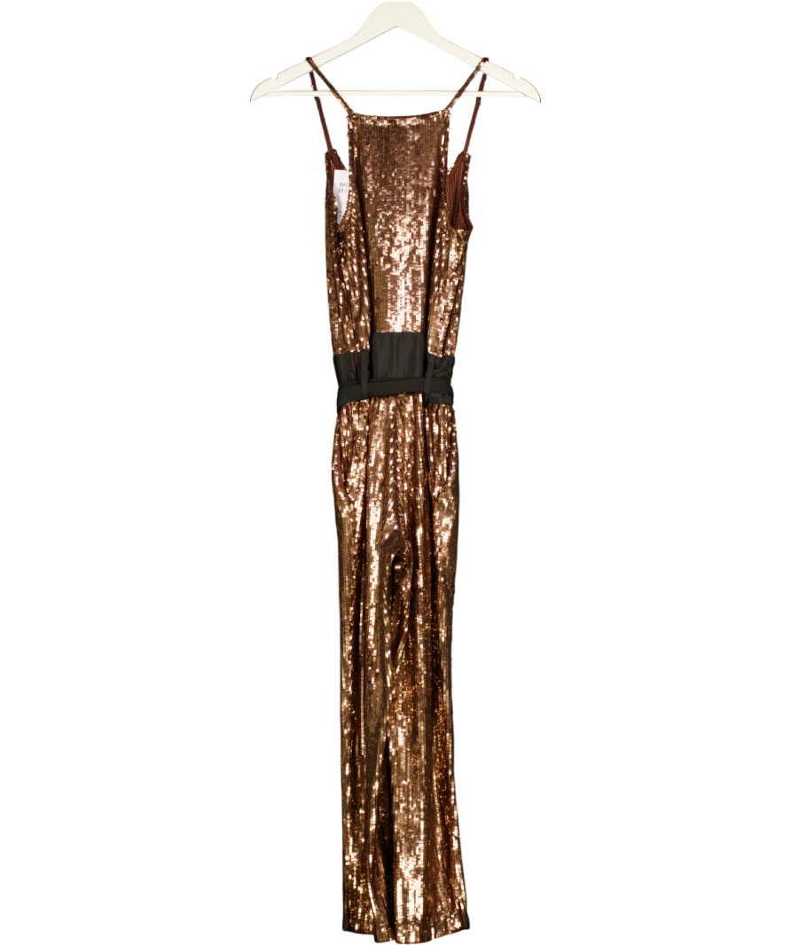 REISS Metallic M725 1971 Sequin Jumpsuit UK 6