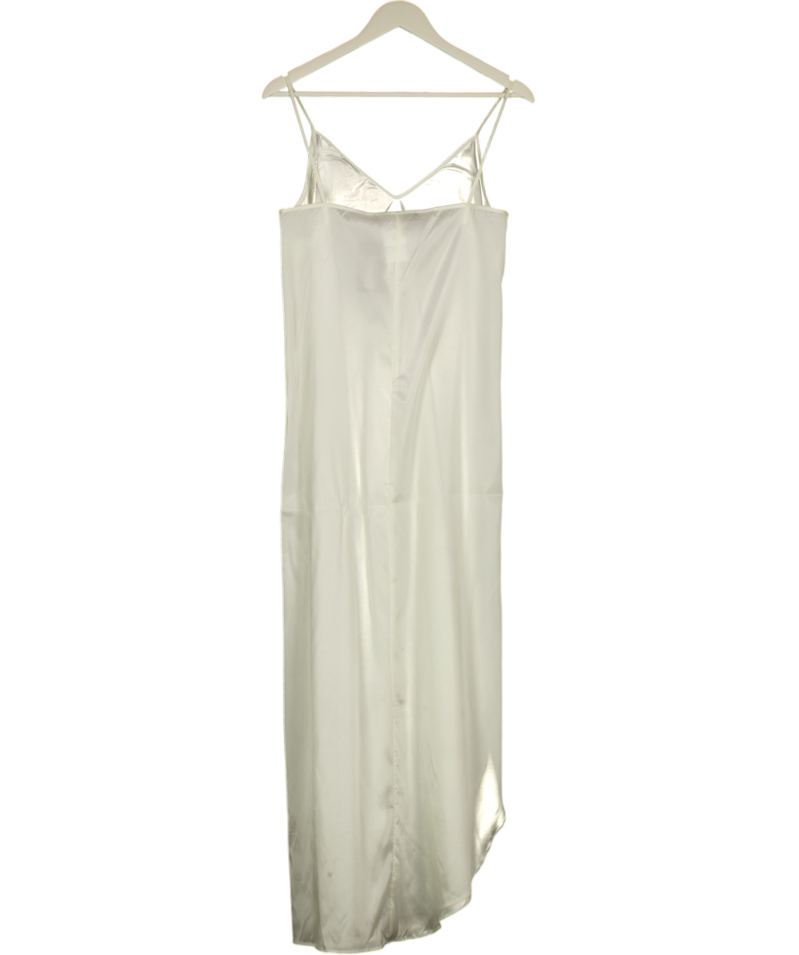 MARINA RINALDI Cream Satin Slip Dress UK 10