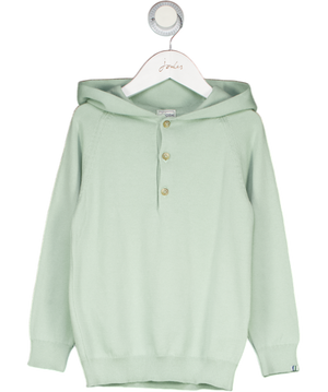 J&JOSH Premium Kidswear Pale Green Cotton Hoodie 6 Years