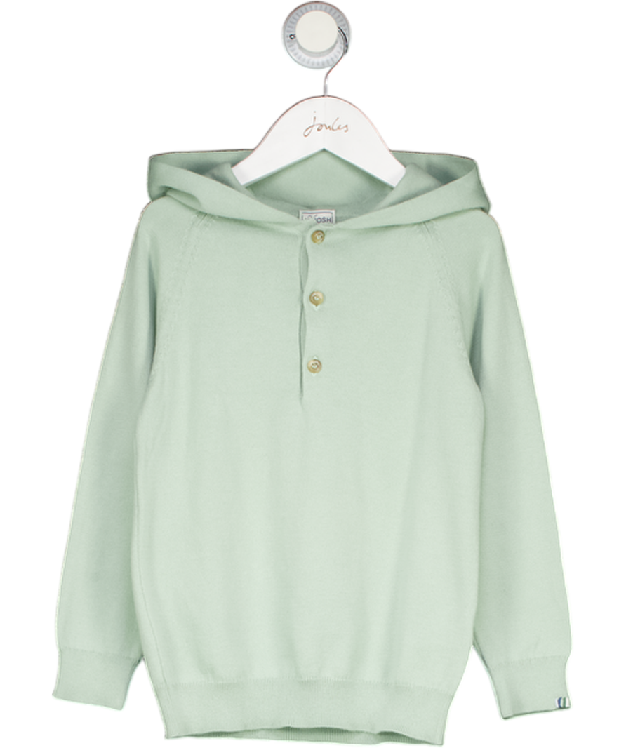 J&JOSH Premium Kidswear Pale Green Cotton Hoodie 6 Years