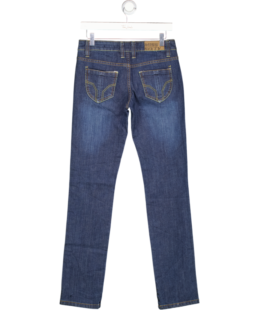 Miss Sixty Blue Radid Contrast Stitch Slim Fit tapered Jeans W28