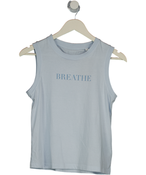 MABEL Baby Blue Sleeveless "breathe" Vest Top UK S