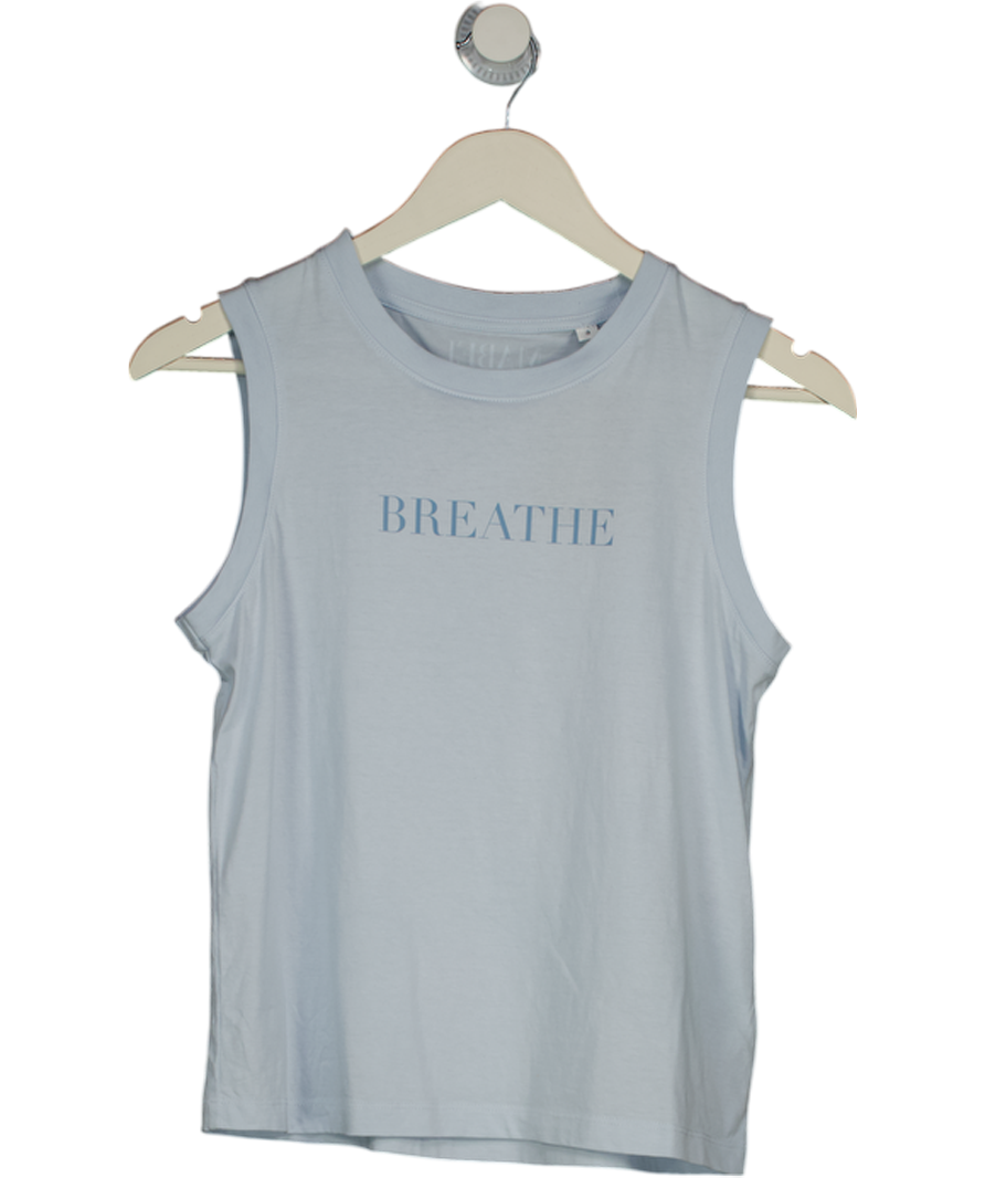 MABEL Baby Blue Sleeveless "breathe" Vest Top UK S