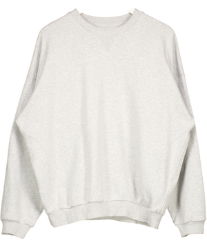 LOUNGE Grey Oversize Sweatshirt UK M