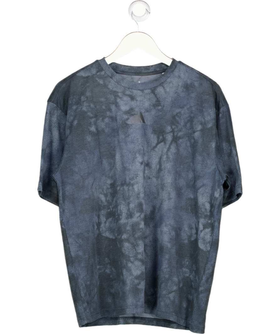 adidas Grey Climacool Training Club 24/7 Oversize Graphic Tee UK S