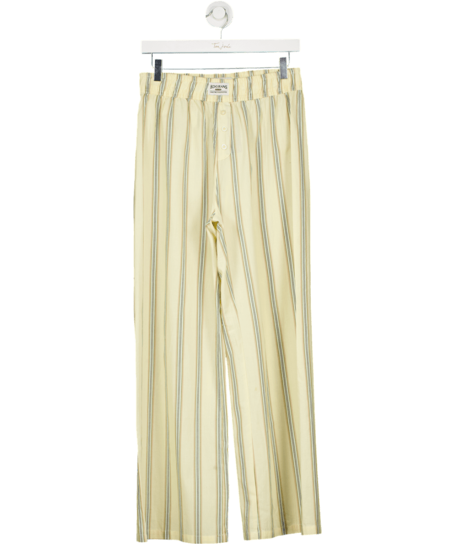 BDG Yellow Wide Leg Boxer Pants UK S - Reliked