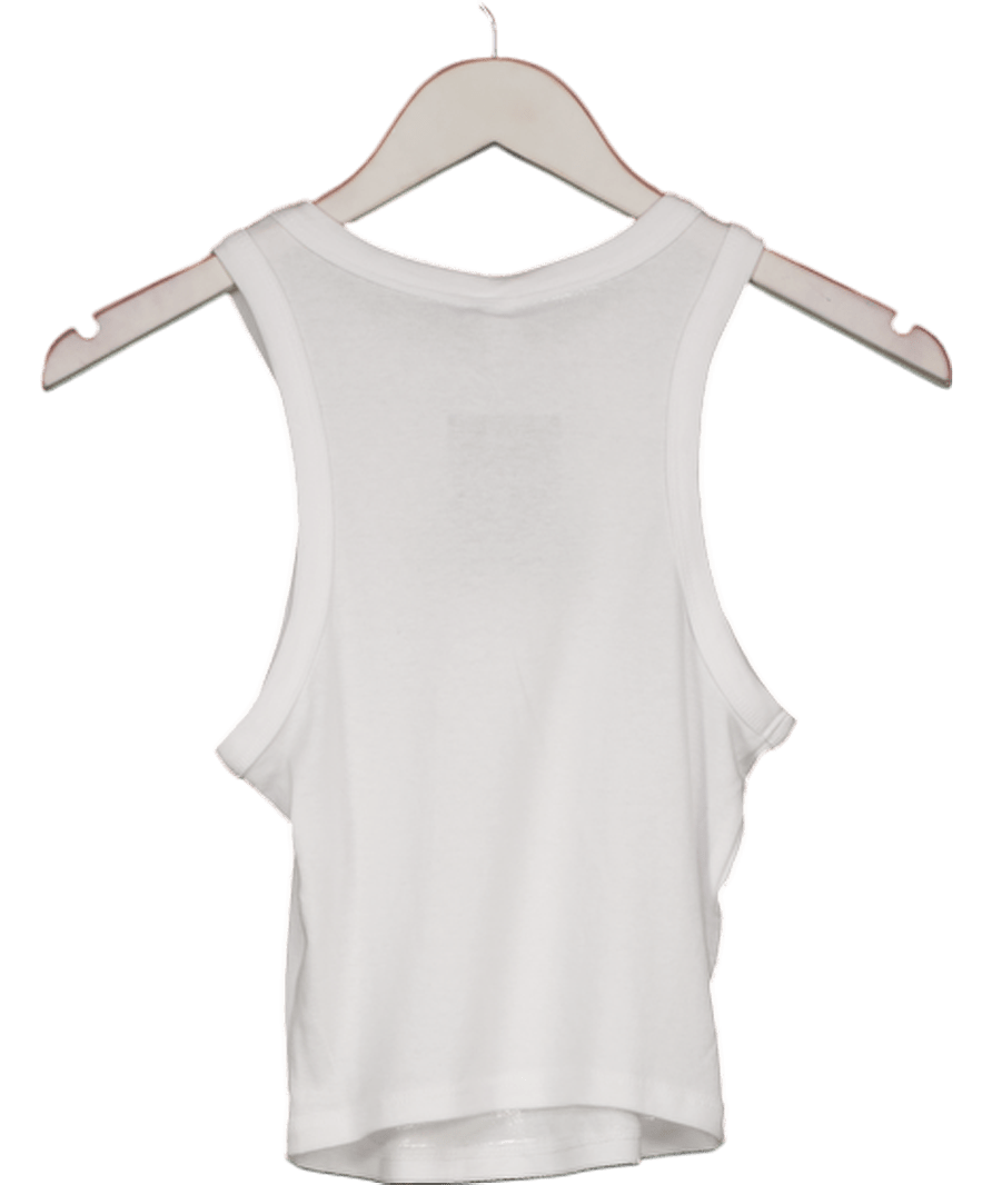 Be Body White Embroidered Vest UK XS - Reliked