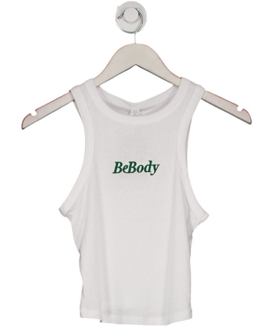Be Body White Embroidered Vest UK XS - Reliked