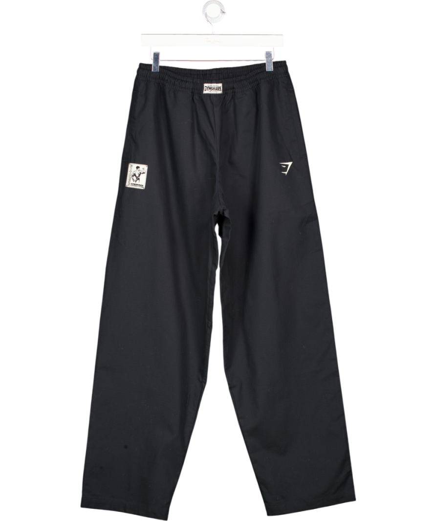gymshark Black Straight Leg Pumper Pants UK M