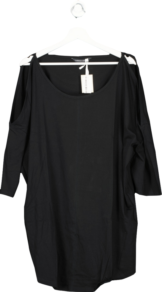 Chi Chi Curve Women's Black Georgee Dress Size UK26
