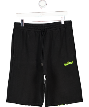 OFF-WHITE Off-white Opposite Arrow Sweat Shorts In Black / Lime UK S