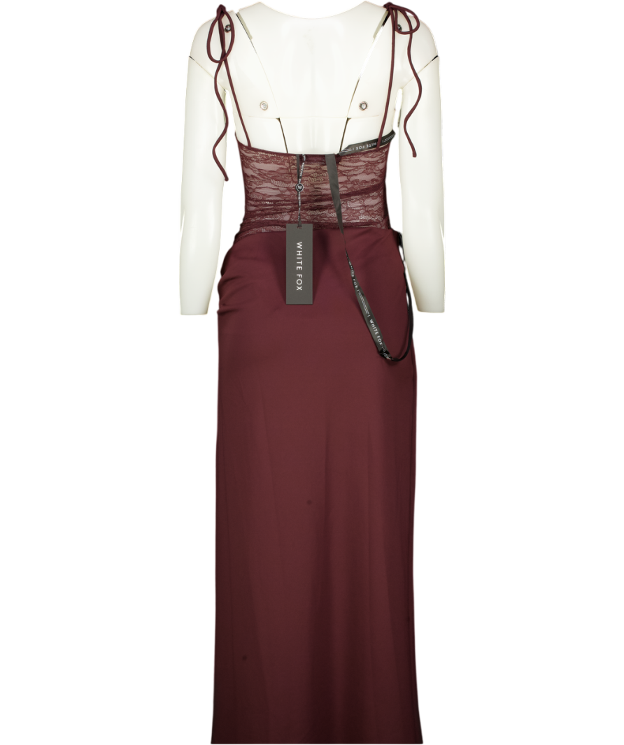 White Fox Red Compliment Me Maxi Dress UK S – Reliked