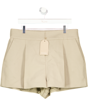 MESHKI Alden High Waisted Short - Pebble Beige UK XXL