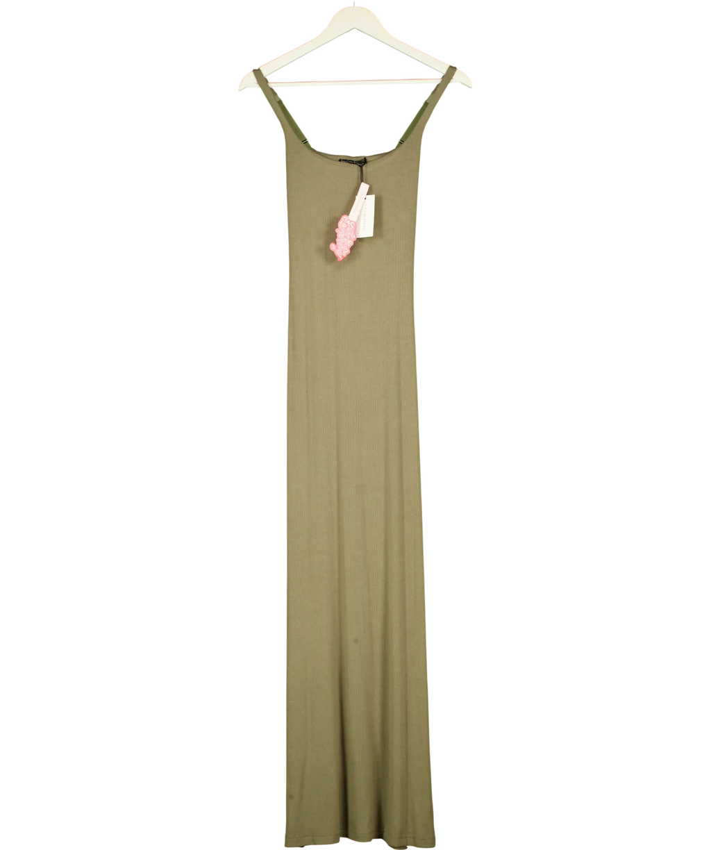 Fax Copy Express Green Maxi Dress UK S
