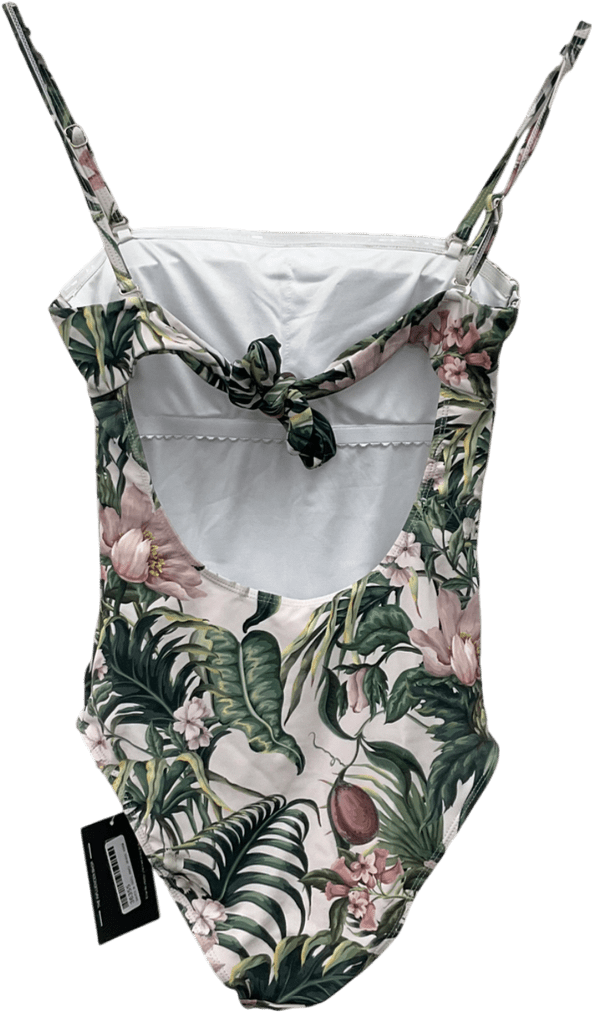 beach bums Green Bermuda Swimsuit UK S - Reliked