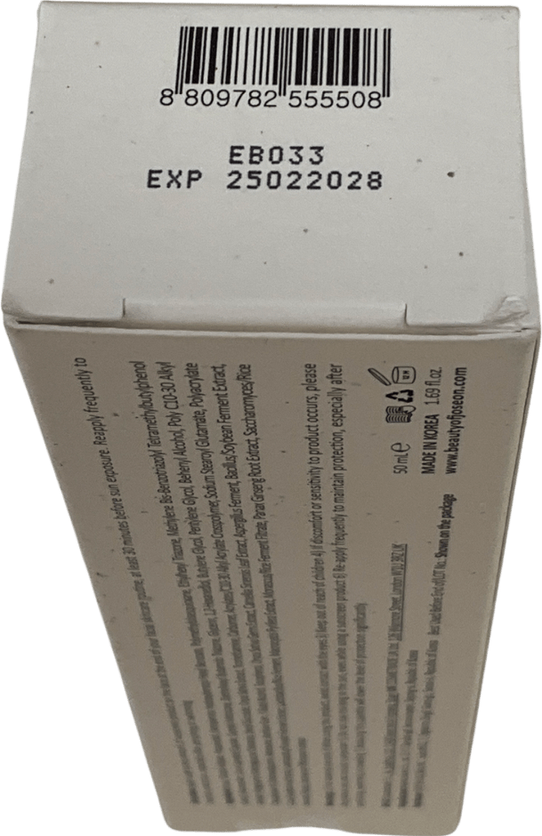 beauty of joseon Relief Sun Rice + Probiotics Spf50+ 50ml - Reliked