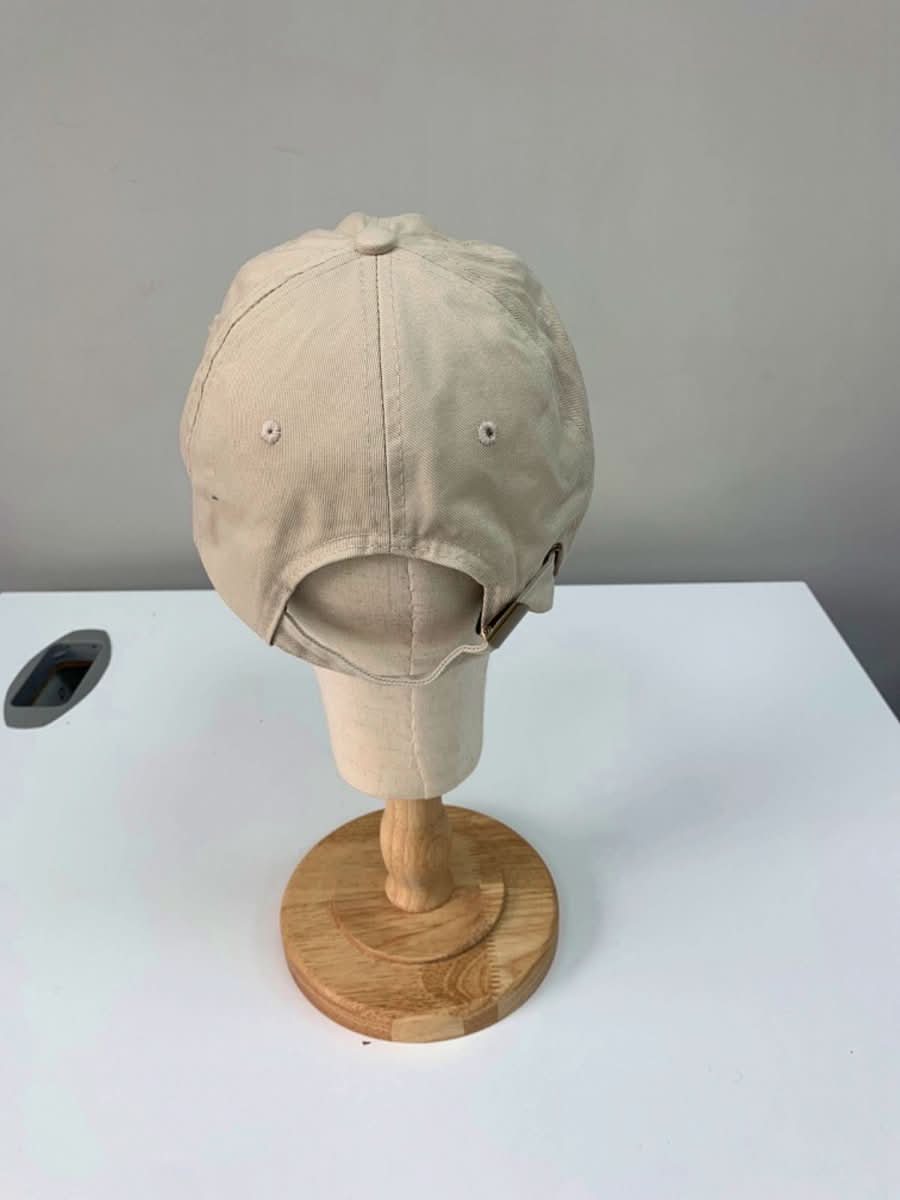 Beauty Pie Beige Cotton Baseball Cap One Size - Reliked