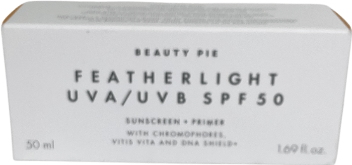 Beauty Pie Featherlight Uva/uvb Spf 50 Sunscreen + Primer 50ml - Reliked